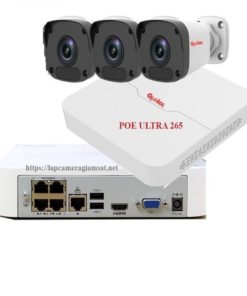 Trọn bộ 3 mắt Camera IP Global