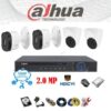 Combo trọn bộ 4 mắt camera Dahua 2.0
