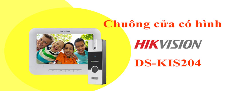 Chuông cửa có hình Hikvision DS-K204